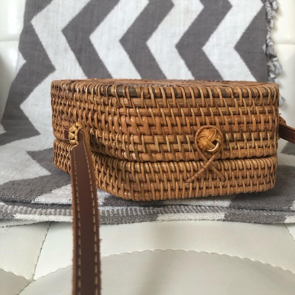 Straw crossbody bag - Picture 5 of 6